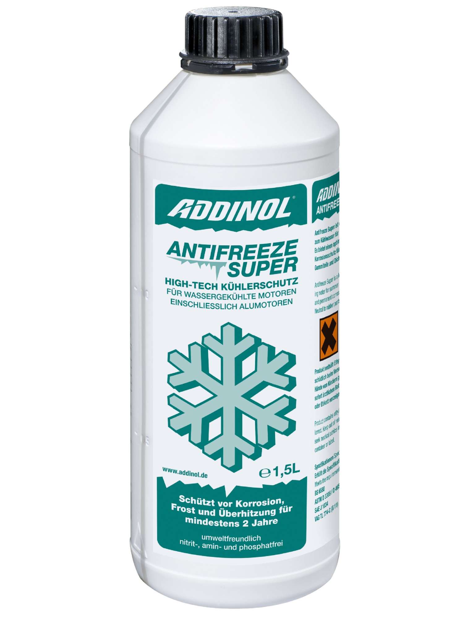 Антифриз ADDINOL Antifreeze Super G-11 зеленый концентрат (1.5 л.)-  Заказать. Доставка. Отсрочка